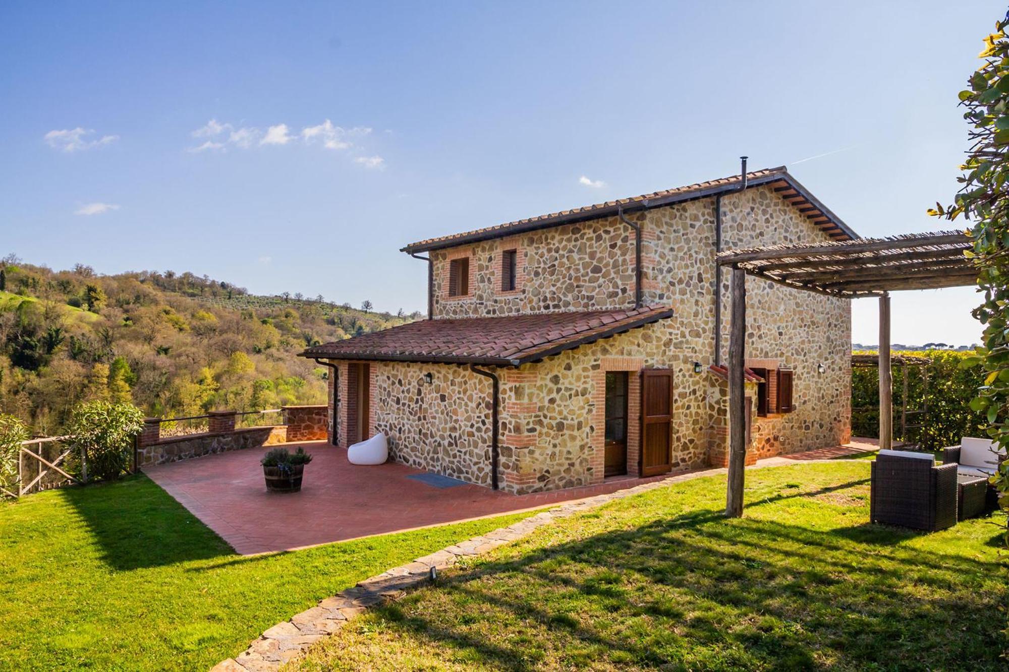 Home With A View In Scansano, Tuscany Buitenkant foto